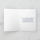 Carte d'affirmation Aventures à venir (Intérieur)