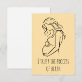 carte d'affirmation de naissance (Devant / Derrière)