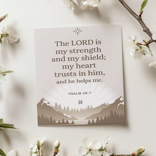 Carte d'affirmation du Christ