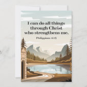 Carte d'affirmation du Christ (Devant)