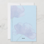 Carte d'Affirmation Enfance avec fleurs (Dos)