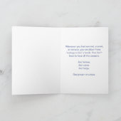 Carte d'affirmation Envoyez Vos Préoccupations à D (Intérieur)