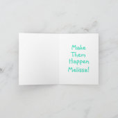 Carte d'affirmation positive du devis de rêve de n (Intérieur)