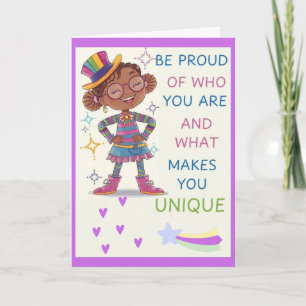 Carte d'affirmation Soyez fiers