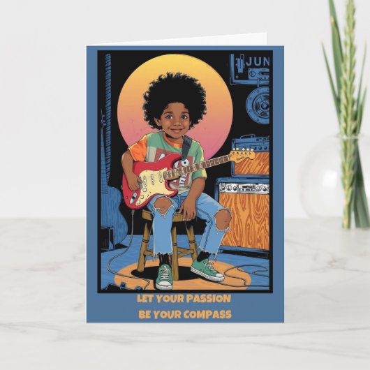 Carte d'affirmation Suivez Votre Passion (Devant)