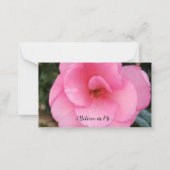 Carte d'affirmation sur un carte pour notes. (Devant)