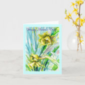 Carte Daffodil Spring Mère's Day Card (Fleur jaune)