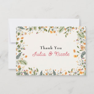 Carte Daffodiles botaniques Daisy Peony Flowers Mariage