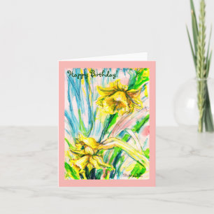 Carte Daffodique Spring