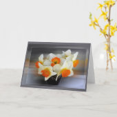 Carte Daffodiques du début du printemps (Fleur jaune)