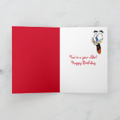 Carte Daffodiques En Jeans Bleus Anniversaire (Intérieur)