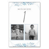 Carte d'âge Mariage Eucalyptus bleu (Par défaut)