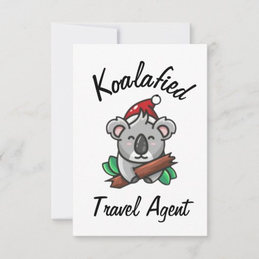Carte d'agent de voyage Koalafied (Devant)