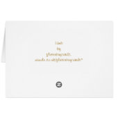 CARTE D'AGNEAU COUPE (Dos Horizontal)