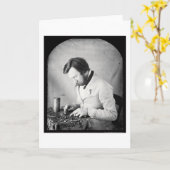 Carte Daguerréotype 1853 de Tinworker (Fleur jaune)