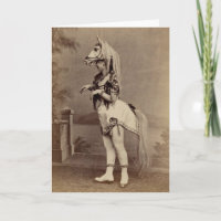 Daguerréotype victorien/photo de costume de cheval