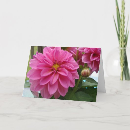 Carte Dahlia Basic Hello (Devant)