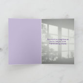 Carte Dahlia Violet Dans L'Ombre De Fenêtre (Intérieur)