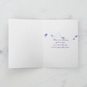 Carte Dahlia violet de la Fête des Mères en aquarelle (Intérieur)