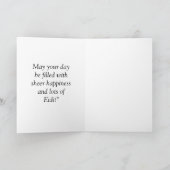 Carte d'Aïd mûre Moubarak arabe et anglais Eid Car (Intérieur)