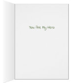 Carte d'aidant avec Stargazer Lilies (Intérieur (Droit))