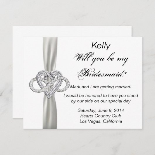 Carte d'aide au coeur infini (Devant / Derrière)