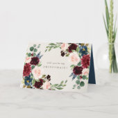 Carte d'aide d'automne Élégance (Devant)