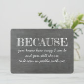 Carte d'aide d'entreprise drôle et douce (Debout devant)