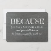 Carte d'aide d'entreprise drôle et douce (Devant)