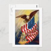 Carte d'aigle patriotique (Devant / Derrière)