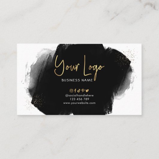 Carte d'aiguillage de Parties scintillant d'or Bla (Dos)