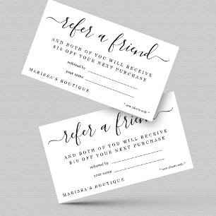 Carte d'aiguillage d'entreprise Référer une carte