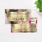 Carte d'aiguillage Green Pink et Gold Foil (Bureau)