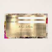 Carte d'aiguillage Green Pink et Gold Foil (Dos)