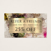 Carte d'aiguillage Green Pink et Gold Foil (Devant)