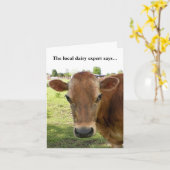 Carte Dairy expert Greeting card (Fleur jaune)