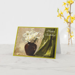 Carte Daisées dans un vase, Paul Fisher Joyeux Anniversa