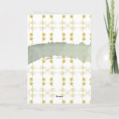 Carte Daisers à main grise Toute occasion Vierge (Dos)