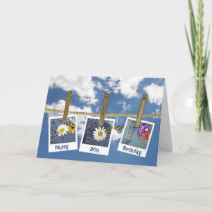 Carte Daises pour 90e anniversaire
