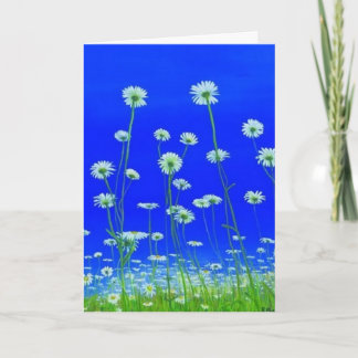 Carte Daisies greeting card for any occasion