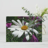 Carte Daisy and Fireweed Wildflower (Debout devant)