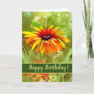 Carte Daisy Birthday Greeting Card