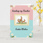 Carte Daisy Blooms Easter Wishes Card (Fleur jaune)