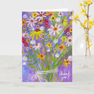 Carte Daisy Bouquet Customisez-le ! MERCI