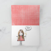 Carte Daisy Bouquet En vichy (Intérieur)