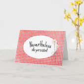 Carte Daisy Bouquet En vichy (Fleur jaune)