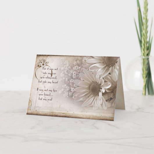 Carte Daisy bouquet with romance (Devant)