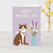 Carte Daisy Chat Mat Mat (Fleur jaune)