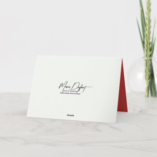 Carte Daisy Daisy Design (Dos)