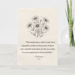 Carte Daisy d'avril